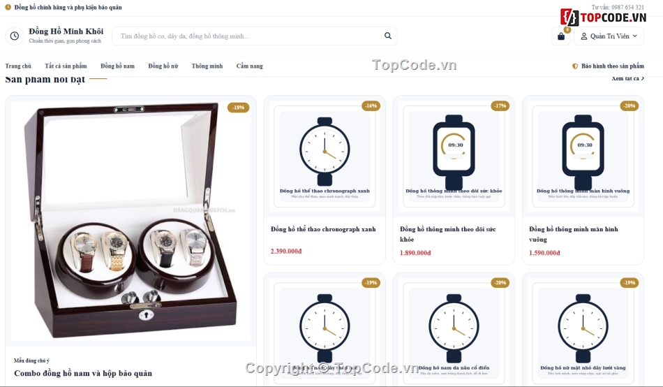 Web đồng hồ,website bán đồng hồ,bán đồng hồ